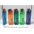 (Item No.BD-Y16) Flint Lighter, Refillable Gas Lighter With LED Light, Baida Lighter